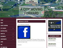 Tablet Screenshot of cityofwauseon.com